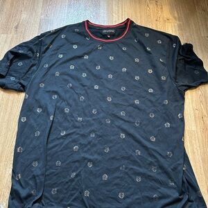 Black Patterned Men's Shirt